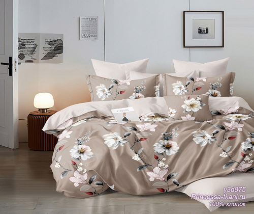 КПБ Поплин на резинке Арт. y3d875